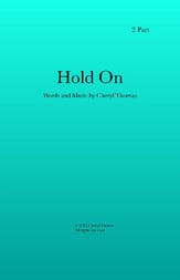 Hold On Two-Part Mixed choral sheet music cover